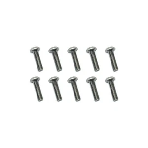 MTTR Racing Titanium GR2 3x10mm Button Hex Socket Screws 10 pcs Silver #TBH05031 - Picture 1 of 2