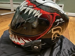 Hjc Rpha 11 Venom 2 Size Small With Sena 30 Mint Condition Never Dropped Babied - Picture 1 of 10