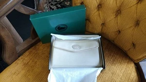 VIntage Dooney Bourke Bone Zip Around Wallet Crossbody Clutch Waist Leather Bag - Picture 1 of 13