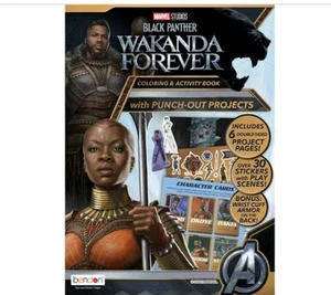 Marvel Studios Black Panther Wakanda Forever Coloring & Activity Book - Picture 1 of 10