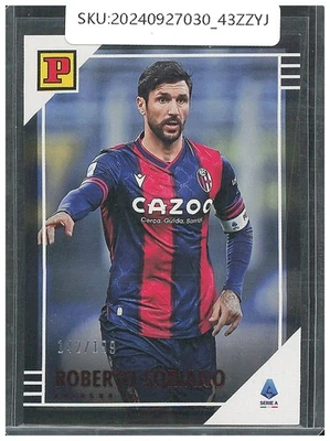 2022 Panini Chronicles Roberto Soriano /199 Panini Serie A Red #32 - Image 1 of 2