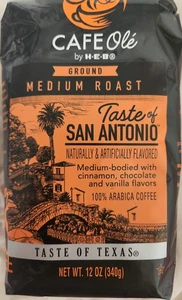 H E B Caf Ol gemahlener Kaffee mittlere Röstung Zimt Schokolade Vanille 12 Unzen - Bild 1 von 2