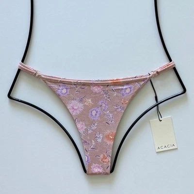 Roupa de banho Acacia Neema parte inferior do biquíni – Estampa floral Dahlai - Grande - Novo com etiquetas - Imagem 1 de 4