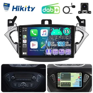 Radio de coche DAB+ 8Core 6+128G Android 15 para Opel Corsa E Adam Navi WIFI CarPlay - Imagen 1 de 15