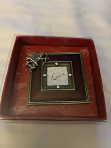 Bilderrahmen Österreich Kristall Schmuck besetzt Clip auf oder stehend - Bild 1 von 3