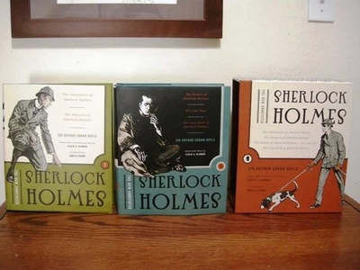 New Annotated Sherlock Holmes Conan Doyle/Klinger 2005 Slipcase 2 Vol. Stories - Image 1 of 4