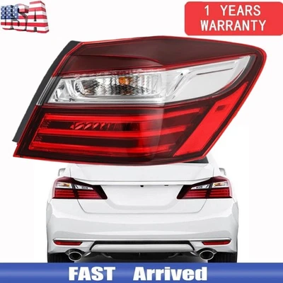 Luces traseras exteriores para pasajero derecho luces traseras para Honda Accord 2016-2017 derecha Foto 1 de 4