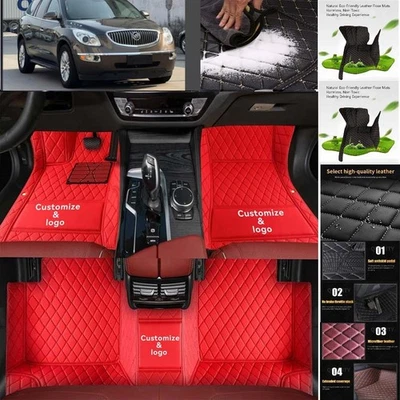 For Buick Enclave Car Floor Mats Luxury Waterproof Carpets Liners Interior Auto Foto 1 de 4