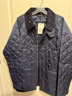 Chaqueta acolchada Barbour Ashby para hombre nueva con etiquetas azul marino XL **** talla británica Foto 1 de 4