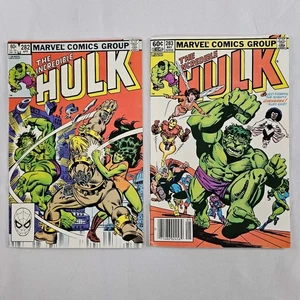 The Incredible Hulk #282 & #283 1st She Hulk & Hulk Team Up Lote de 2 libros LEER⬇ - Imagen 1 de 12