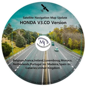 Honda Sat Nav Disc Accord, Insight, CR-X, CR-V NAVIGATORE SATELLITARE AGGIORNAMENTO DISCO VER 3.CO UK - Foto 1 di 6