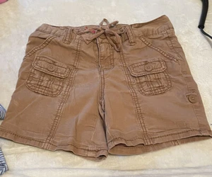Girls Justice beige shorts Size 8 - Picture 1 of 5