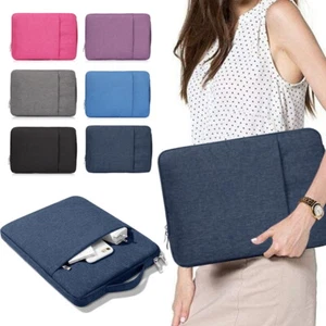 Sleeve Case Cover Carrying Hand Bag For 10" 11" 12'' 13" 14" 15" Laptop Notebook - Picture 1 of 13