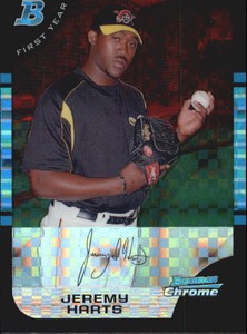 2005 Bowman Chrome X-Fractors #325 Jeremy Harts /225