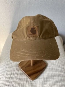 Carhartt Odessa Men's Duck Strapback Dad Cap Hat Logo Custom Bleach Splatter - Picture 1 of 7