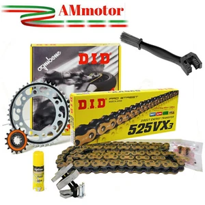 Kit Trasmissione Catena Tracer 900 GT 2019 Yamaha Did VX3 Oro XRing Moto 16 45 - Foto 1 di 9