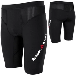 Pantalones de entrenamiento Reebok CrossFit Short Tight para hombre negros - Imagen 1 de 9