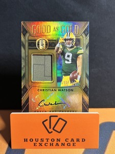 2023 Panini Gold Standard Football Good As Gold Christian Watson 191/199