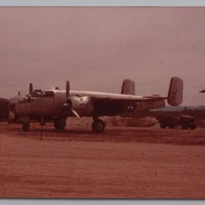 B-25J Mitchell WWII Bomber General Walter Arnold Staff Plane 1980s - Picture 1 of 3