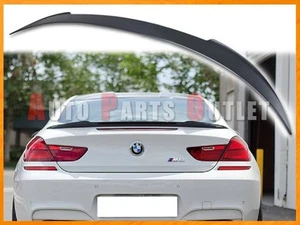 Unpainted V Type Trunk Spoiler Lip For BMW F13 640i 650i M6 Coupe 2Dr Only 2012+ - Picture 1 of 1