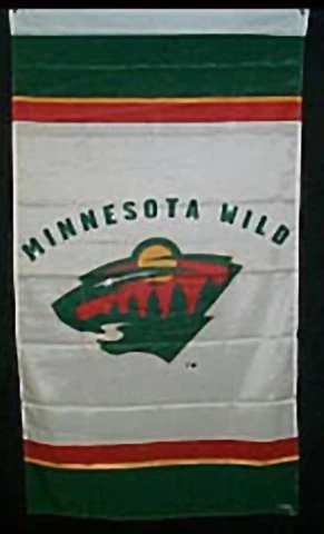Minnesota Wild Huge 3 x 5 Officially Licensed NHL Banner - Free Shipping Cover