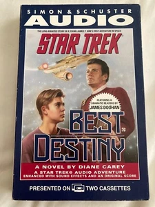 Star Trek: Best Destiny Diane L. Carey 1992, 2 Audio Cassettes Simon & Schuster - Picture 1 of 4