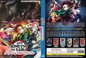 ENGLISH DUBBED Demon Slayer: Kimetsu No Yaiba Season 1-4 +Mugen+2Movie+MV DVD - Picture 1 of 1