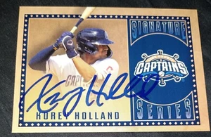Korey Holland Signed 2022 Lake County Captains Auto Card Cleveland Guardians - Picture 1 of 1