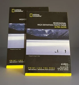 National Geographic Pro High Definition Fotopapier Ultraglanz - 2 Packungen - Bild 1 von 7