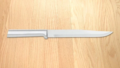 Cuchillo Cortador de Carne Rada R107 Cubiertos Hecho en EE. UU. L/R A mano S/S afilado hoja de 7" NUEVO Foto 1 de 4