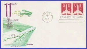 USA5 #C82 U/A FLEETWOOD FDC STR2 Red Jet - Bild 1 von 1
