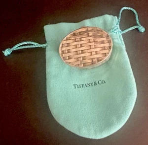 Tiffany & Co ~ Plata de Ley ~ Caja de Pastilleros Cesta - Imagen 1 de 5