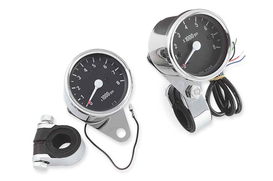 Bikers Choice - 72769 - Custom Mini Tachometer, Electronic