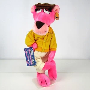 Juguete de peluche vintage pantera rosa de 17" toque de terciopelo con etiquetas Mighty Star Inc - Imagen 1 de 12