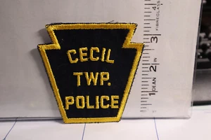 police patch  CECIL TOWNSHIP POLICE PENNSYLVANIA - Picture 1 of 1