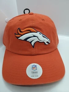 Gorra gorra naranja descolorida del equipo de los Denver Broncos NFL - Imagen 1 de 5