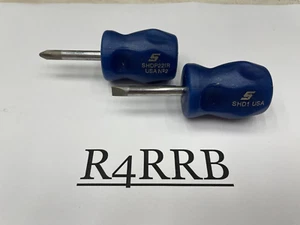 Juego de destornilladores retuboso Snap-on Tools EE. UU. NUEVO 2 piezas AZUL DE POTENCIA AZUL ELÉCTRICO mango duro - Imagen 1 de 9