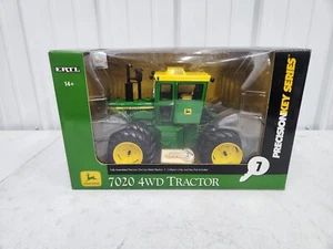 1/16 Ertl Precision Key John Deere 7020 4WD Toy Tractor In Box 7520 4020 4440 - Picture 1 of 10