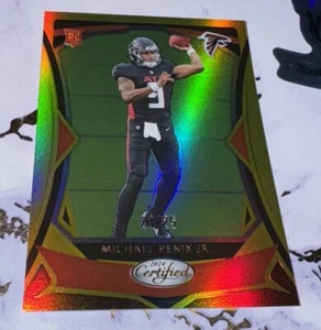 2024 Panini Certified Rookies Gold Mirror #106 Michael Penix Jr. 23/25 (RC) - Bild 1 von 3