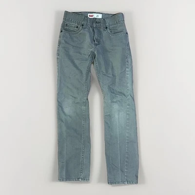 Levi’s 511 Boys Slim Fit Gray Stretch Jeans - Size 12 Reg (W26 x L26) - Image 1 of 4
