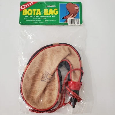 Новый нераспакованный COGHLAN'S Bota сумка традиционное испанское вино кожи винтажный 1988 один литр емкости - Изображение 1 из 4