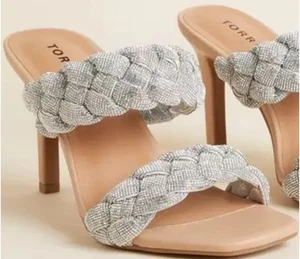 Torrid Woven Embellished Heel Sandal (WW) - Picture 1 of 8