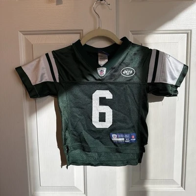 Camiseta para niños Reebok New York Jets NFL #6 Mark Sanchez talla 3T Foto 1 de 4