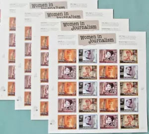 Four Sheets x 20 = 80 WOMEN In JOURNALISM 37¢ US Postage Stamps. USA # 3665-3668 - Picture 1 of 5