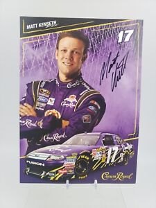 Matt Kenseth Signed Hero Post Card Photo NASCAR Racing *Autograph Den*