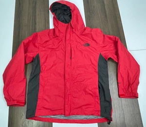 The North Face Mens M Red Hyvent Rain Jacket Coat Nylon Mesh Lined Waterproof - Picture 1 of 12