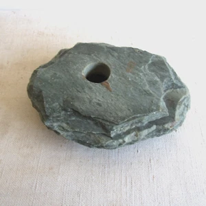 Ikebana Slate/Slab Flower Vase Prong Flower Arranging Natural Stone -Small - Picture 1 of 5