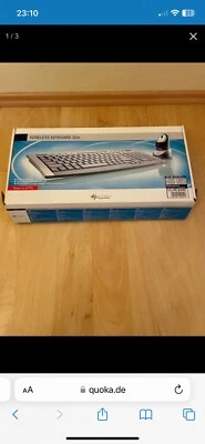 Keyboard PC Wireless Metall neu kombi - Bild 1 von 4