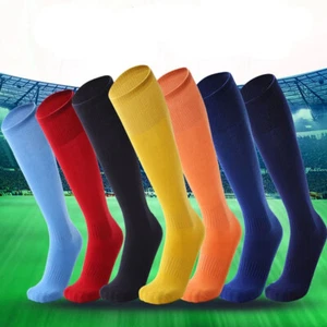 Men's Sport Long Football Sock Team Soccer Baseball Softball Knee High Stockings - Picture 1 of 68