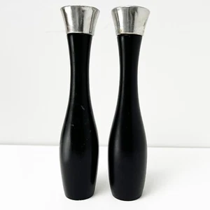 VTG 60's salt shaper & pepper mill grinder pair mid century Danish Made in Japan - Picture 1 of 7